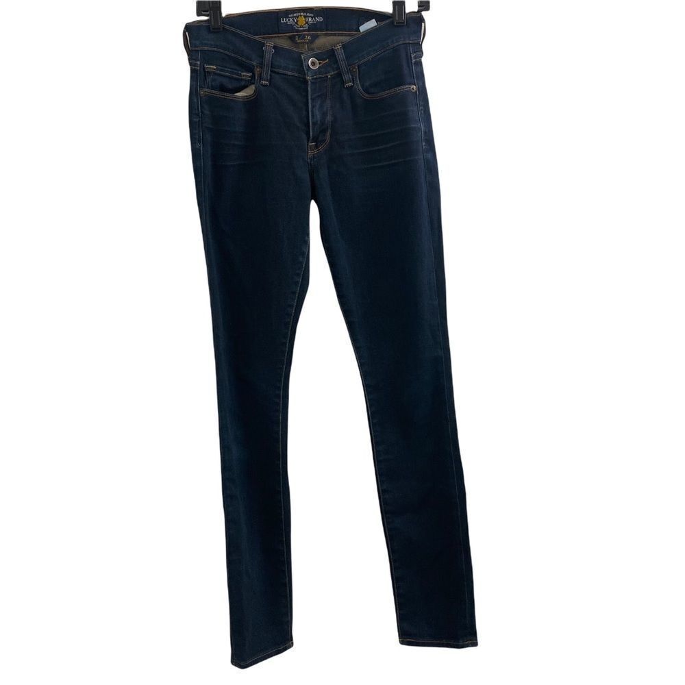 Lucky Brand Sofia Skinny Dark Denim Jeans Sz 2